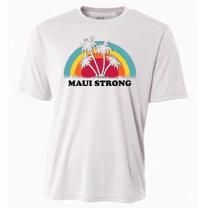 Maui Strong Tropical Hawaii Wildfire Cooling Performance Crew T-Shirt