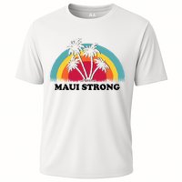 Maui Strong Tropical Hawaii Wildfire Cooling Performance Crew T-Shirt