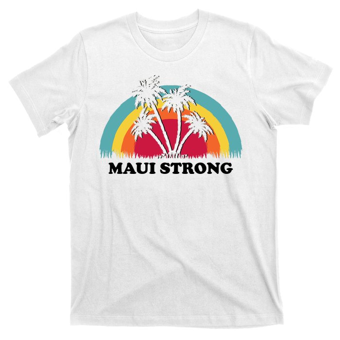 Maui Strong Tropical Hawaii Wildfire T-Shirt