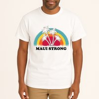 Maui Strong Tropical Hawaii Wildfire Tall T-Shirt