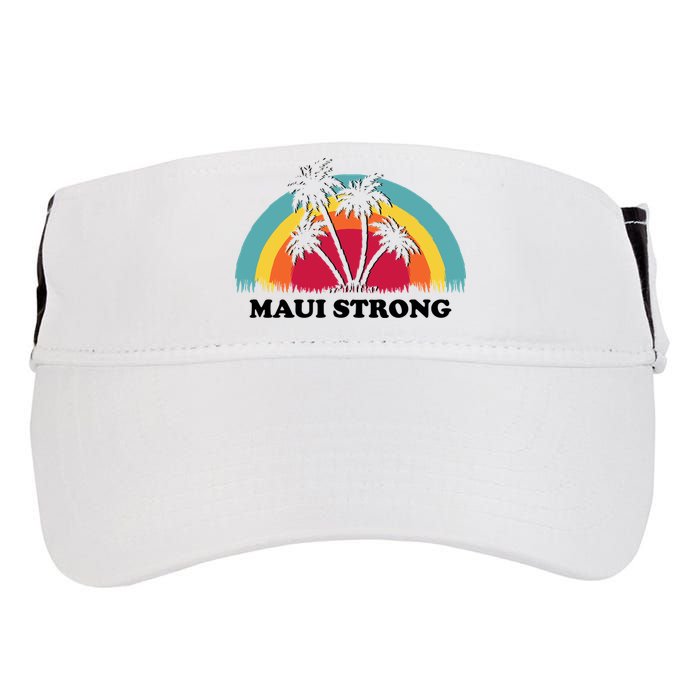 Maui Strong Tropical Hawaii Wildfire Adult Drive Performance Visor