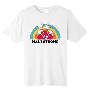 Maui Strong Tropical Hawaii Wildfire Tall Fusion ChromaSoft Performance T-Shirt