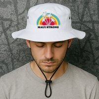 Maui Strong Tropical Hawaii Wildfire Bucket Hat