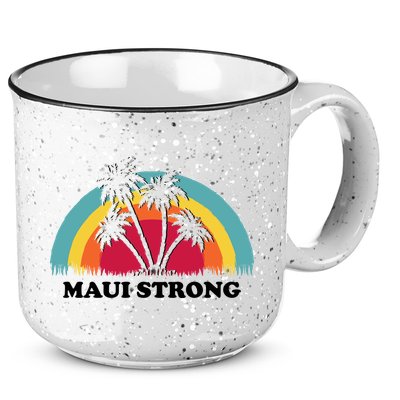 Maui Strong Tropical Hawaii Wildfire 15oz Campfire Ceramic Mug