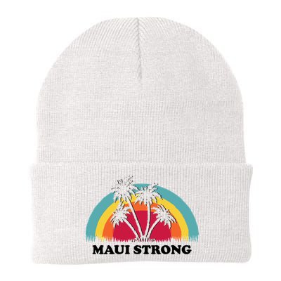 Maui Strong Tropical Hawaii Wildfire Beanie