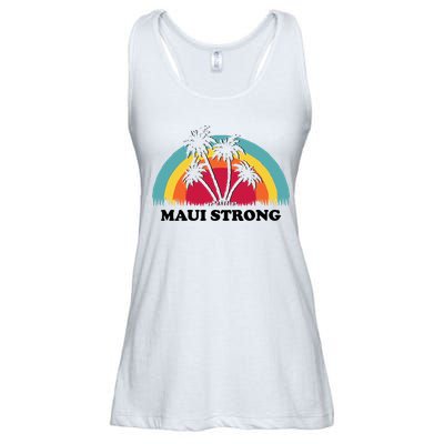 Maui Strong Tropical Hawaii Wildfire Ladies Essential Flowy Tank