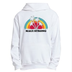 Maui Strong Tropical Hawaii Wildfire Urban Pullover Hoodie