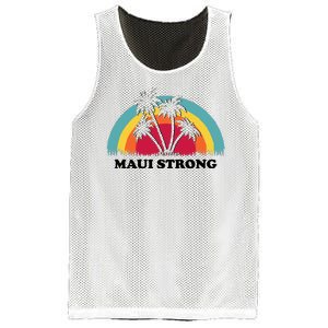 Maui Strong Tropical Hawaii Wildfire Mesh Reversible Basketball Jersey Tank