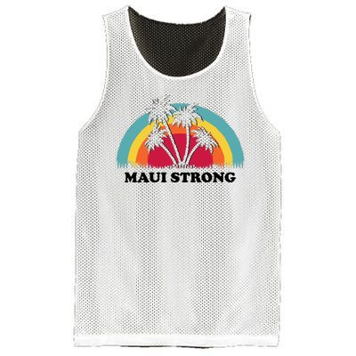 Maui Strong Tropical Hawaii Wildfire Mesh Reversible Basketball Jersey Tank