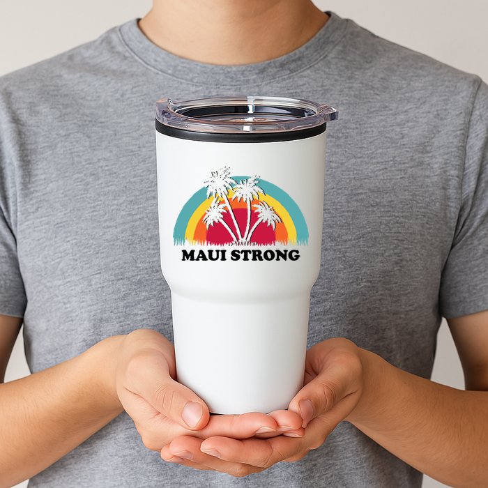 Maui Strong Tropical Hawaii Wildfire Tumbler