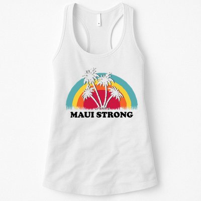 Maui Strong Tropical Hawaii Wildfire Womens Tank Top