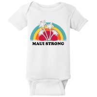 Maui Strong Tropical Hawaii Wildfire Baby Bodysuit