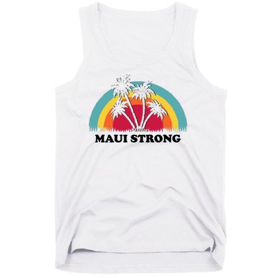 Maui Strong Tropical Hawaii Wildfire Tank Top