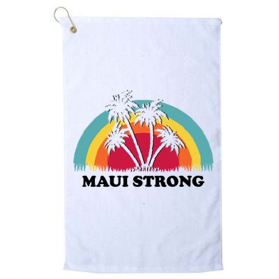Maui Strong Tropical Hawaii Wildfire Golf Towel