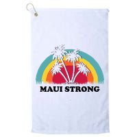 Maui Strong Tropical Hawaii Wildfire Golf Towel