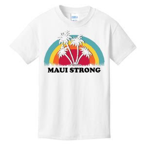 Maui Strong Tropical Hawaii Wildfire Kids T-Shirt