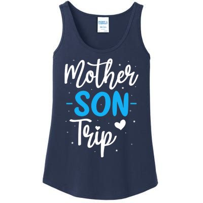 Mother Son Trip Summer Family Vacation Trip Cruise Beach Ladies Essential Tank