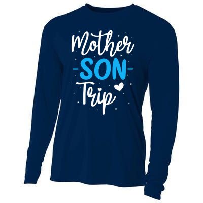 Mother Son Trip Summer Family Vacation Trip Cruise Beach Cooling Performance Long Sleeve Crew