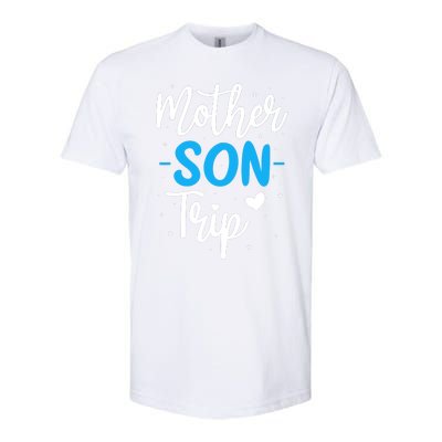 Mother Son Trip Summer Family Vacation Trip Cruise Beach Softstyle CVC T-Shirt