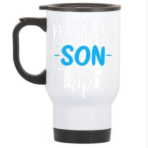 Mother Son Trip Summer Family Vacation Trip Cruise Beach Stainless Steel Travel Mug