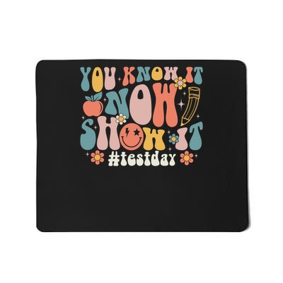 Motivational State Testing Rock The Test Day You Know It Now Show It Mousepad