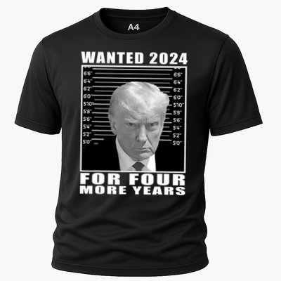 Mug Shot Trump Wanted 2024 For Four More Years Performance Shirt