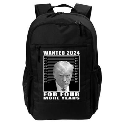 Mug Shot Trump Wanted 2024 For Four More Years Backpack