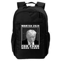 Mug Shot Trump Wanted 2024 For Four More Years Backpack