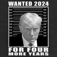 Mug Shot Trump Wanted 2024 For Four More Years 25L Jumbo Tote