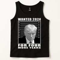 Mug Shot Trump Wanted 2024 For Four More Years Tank Top