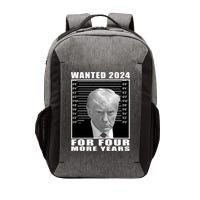 Mug Shot Trump Wanted 2024 For Four More Years Vector Backpack