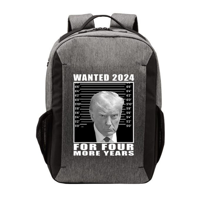 Mug Shot Trump Wanted 2024 For Four More Years Vector Backpack