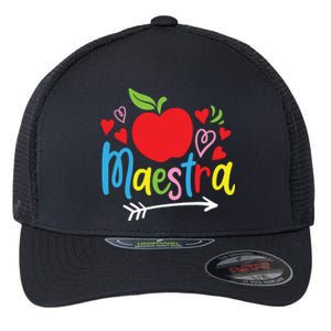 Maestra Spanish Teacher Flexfit Unipanel Trucker Cap