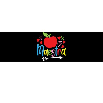 Maestra Spanish Teacher Bumper Sticker