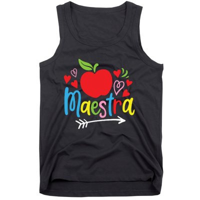 Maestra Spanish Teacher Tank Top