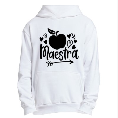 Maestra Spanish Teacher Urban Pullover Hoodie