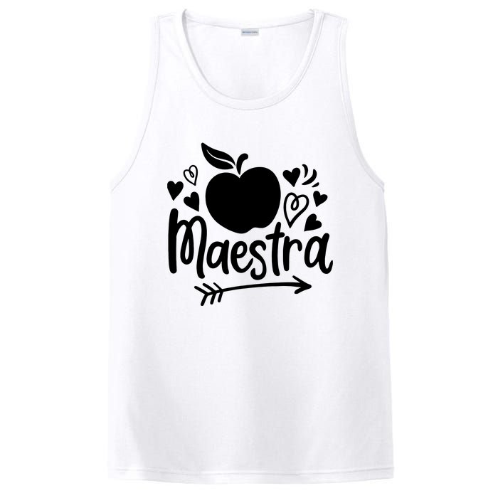 Maestra Spanish Teacher PosiCharge Competitor Tank