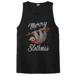 Merry Slothmas Ugly Christmas Sloth Gift PosiCharge Competitor Tank