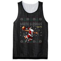 Merry Swishmas Ugly Christmas Basketball Christmas  Mesh Reversible Basketball Jersey Tank