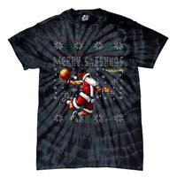 Merry Swishmas Ugly Christmas Basketball Christmas  Tie-Dye T-Shirt