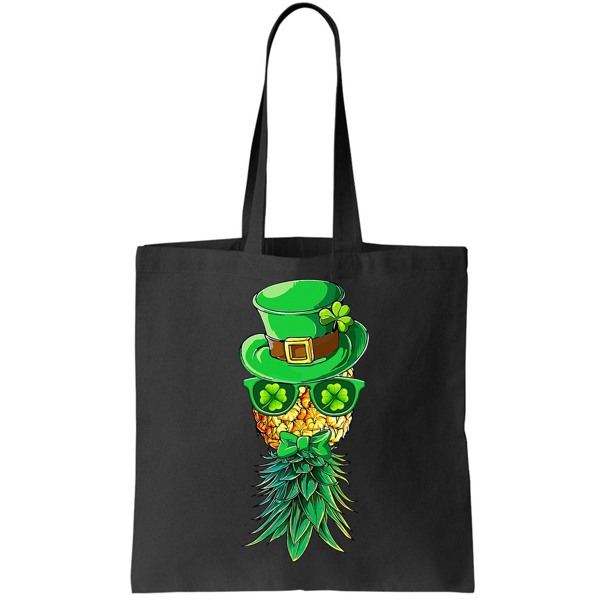 Mask Swinger Upside Down Pineapple Shamrock St Patrick's Day Bag