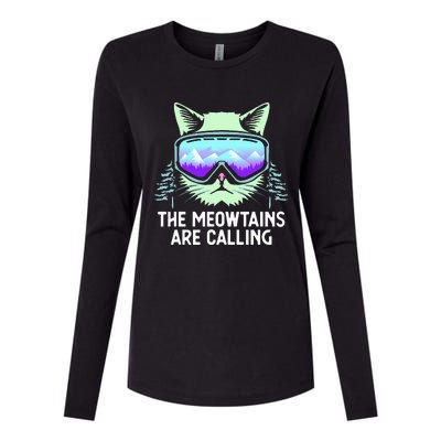 Mountain Skier's Ultimate Snowboard Womens Cotton Relaxed Long Sleeve T-Shirt