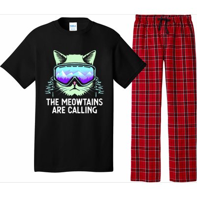 Mountain Skier's Ultimate Snowboard Pajama Set