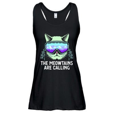 Mountain Skier's Ultimate Snowboard Ladies Essential Flowy Tank