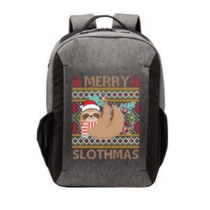 Merry Slothmas Ugly Christmas Merry Slothmas Slo Ho Ho Cool Gift Vector Backpack