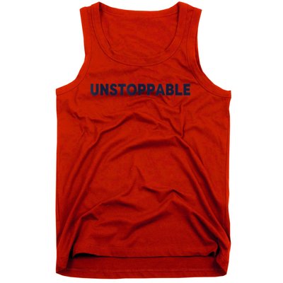 Motivational Saying Unstoppable Tank Top