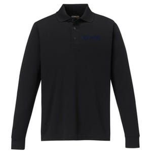 Motivational Saying Unstoppable Performance Long Sleeve Polo