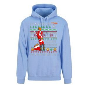 Merry Swishmas Ugly Christmas Basketball Christmas Unisex Surf Hoodie