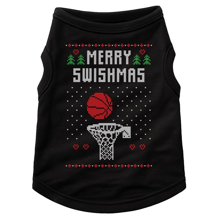 Merry Swishmas Ugly Christmas Doggie Tank