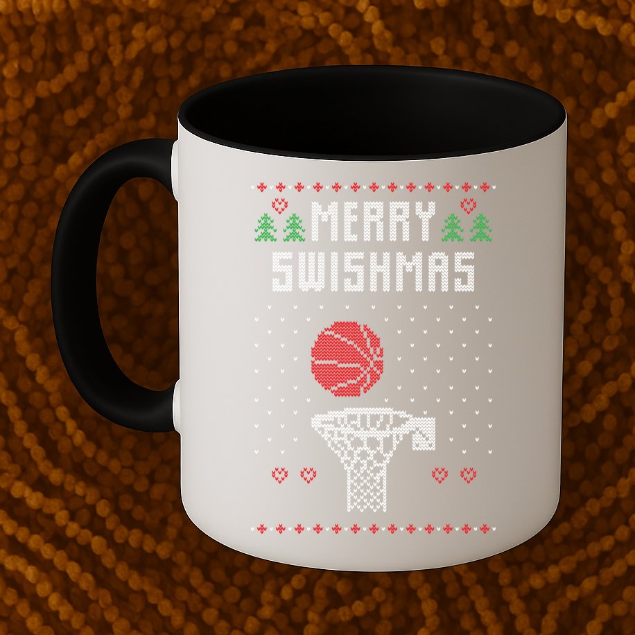 Merry Swishmas Ugly Christmas Mug